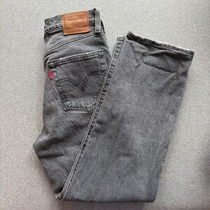 LEVI’S STRAIGHT BLACK JEANS